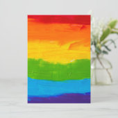 LGBTホリデーカード – レインボープライドフラグ挨拶 シーズンカード (スタンド正面)