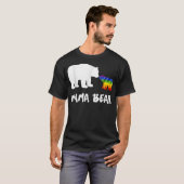 LGBTママベアママムレズビアンゲイバイセュアルトランスジェンダー Tシャツ (正面フル)