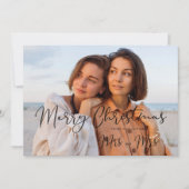 LGBTミニマリストのミセス・アンド・ミセス・クリスマスカップル結婚ズ (正面)