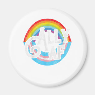 LGBTメンバーのためのALLY AFトランスギフト マグネット