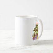 LGBTヨークシャーテリアヨークシャーテリアドッグゲイプライドレインボ コーヒーマグカップ (正面右)