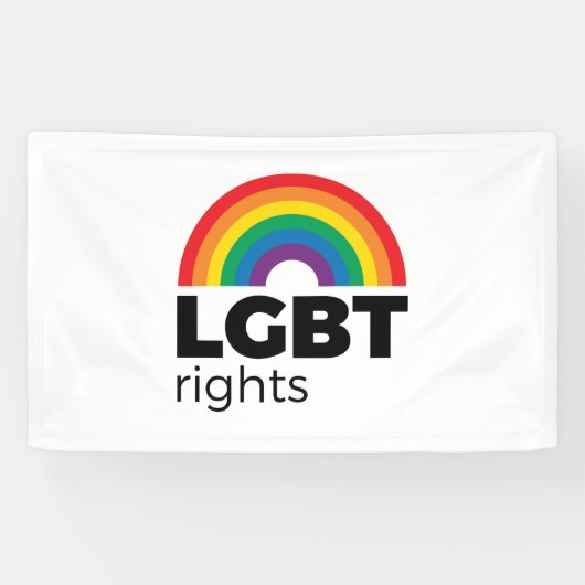 LGBTライツ·レインボー2 横断幕 (横)
