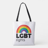 LGBTライツ·レインボー トートバッグ (裏面)