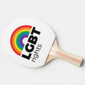 LGBTライツ·レインボー 卓球ラケット (横)