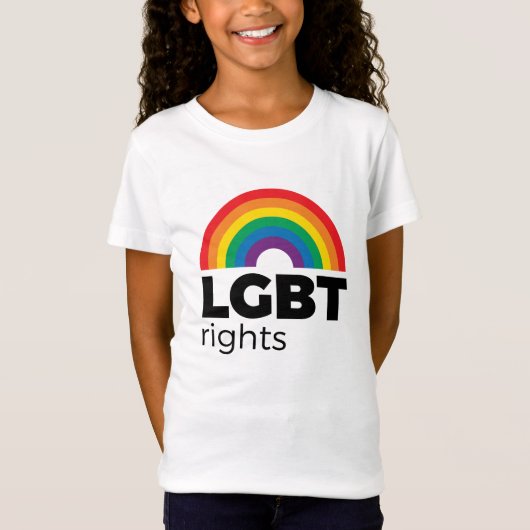 LGBTライツ·レインボー Tシャツ (正面)