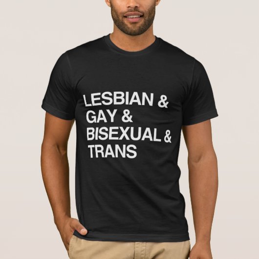 LGBTリスト Tシャツ (正面)