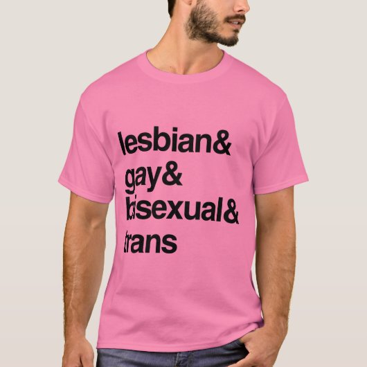 LGBTリスト Tシャツ (正面)