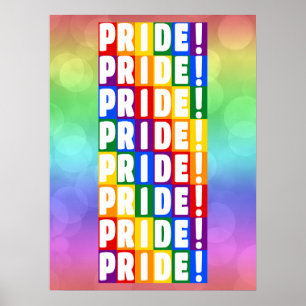 LGBTレインボーカラープライド ポスター