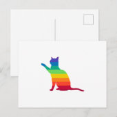 LGBTレインボーゲイプライドカ ポストカード (正面/裏面)