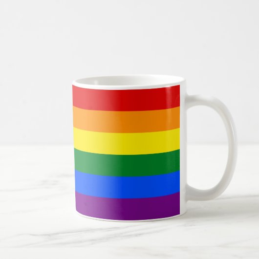 LGBTレインボーゲイプライド国旗 コーヒーマグカップ (右)