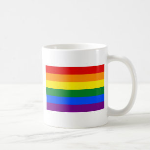 LGBTレインボーゲイプライド国旗 コーヒーマグカップ