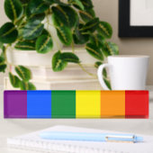LGBTレインボーゲイプライド国旗 デスクネームプレート
