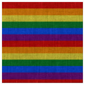 LGBTレインボーゲイプライド国旗 ファブリック (クローズアップ)