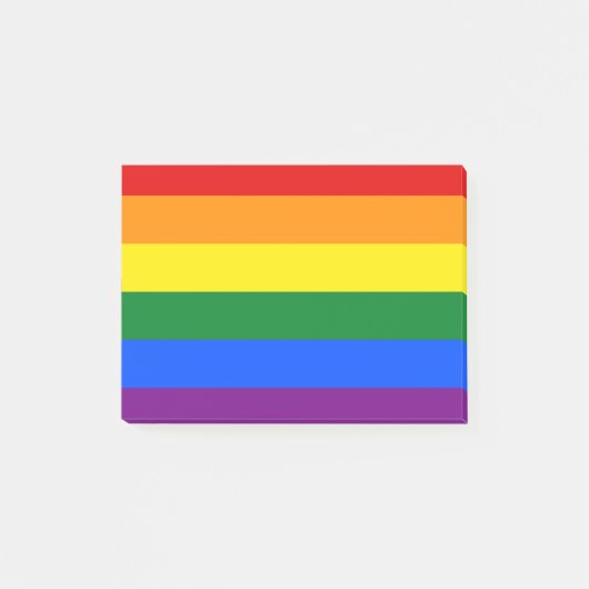 LGBTレインボーゲイプライド国旗 ポストイット (正面)