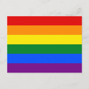 LGBTレインボーゲイプライド国旗 ポストカード