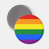 LGBTレインボーゲイプライド国旗 マグネット (正面/裏面)