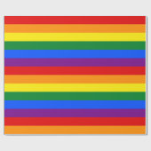 LGBTレインボーゲイプライド国旗 ラッピングペーパー (フラット)