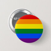 LGBTレインボーゲイプライド国旗 缶バッジ (正面&裏面)