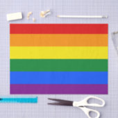 LGBTレインボーゲイプライド国旗 薄葉紙 (クラフト)