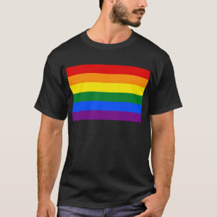 LGBTレインボーゲイプライド国旗 Tシャツ