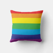 LgbtレインボーストライプズLgbt クッション (裏面)