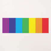 LgbtレインボーストライプズLgbt ヨガマット (正面(横))