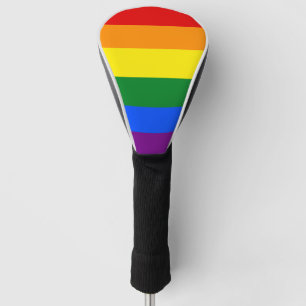LGBTレインボーストライプ ゴルフヘッドカバー