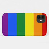 LGBTレインボーストライプ Case-Mate iPhoneケース (裏面(横))