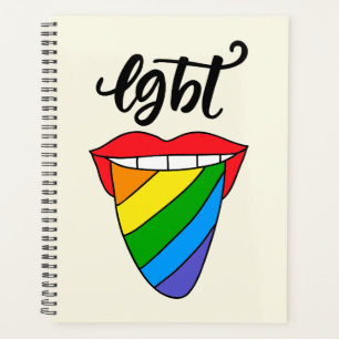 LGBTレインボータング プランナー手帳
