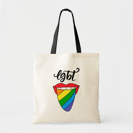 LGBTレインボータン トートバッグ (正面)