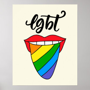 LGBTレインボータン ポスター