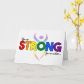 LGBTレインボーテーマ カード (黄色い花)