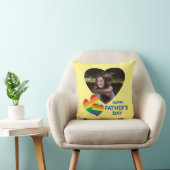 LGBTレインボーハートズ·ファザーズ·デー クッション (椅子)