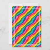 LGBTレインボーハートブライダルシャワー 招待状 (裏面)