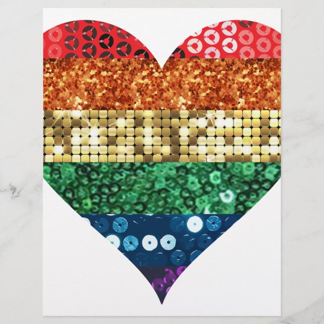 lgbtレインボーハート (正面)