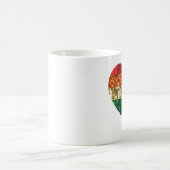 lgbtレインボーハート コーヒーマグカップ (中央)