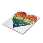 lgbtレインボーハート タイル (側面)