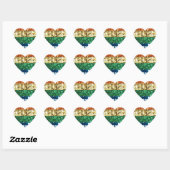 lgbtレインボーハート ハートシール (シート)