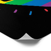 LGBTレインボーハート ポスター (角)