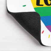 LGBTレインボーハート マウスパッド (コーナー)