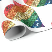 lgbtレインボーハート ラッピングペーパー (ロールコーナー)