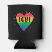 LGBTレインボーハート 缶クーラー (裏面)