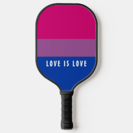 LGBTレインボーバイセクシャルプライドフラグカスタム文字 ピックルボールラケット