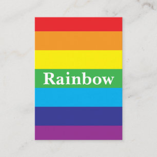 Lgbtレインボーパターン 名刺