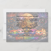 🕷️🌈LGBTレインボーパッチパンプキンカード 招待状 (裏面)