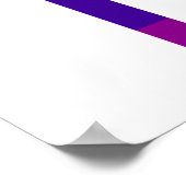 LGBTレインボーフラッグオリジナル8ストライププライド2023 ポスター (角)