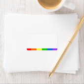 LGBTレインボーフラッグストライプ |アド空白のレス ラベル (インサイチュ)
