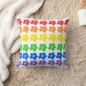 LGBTレインボーフラワーズゲイプライド自由と平等 クッション (ブランケット)