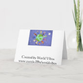 LGBTレインボープライドユダヤ星ハヌカー（ユダヤ教の祭り）カード シーズンカード (裏面)