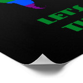 LGBTレインボープライド世界地図ポスター ポスター (角)